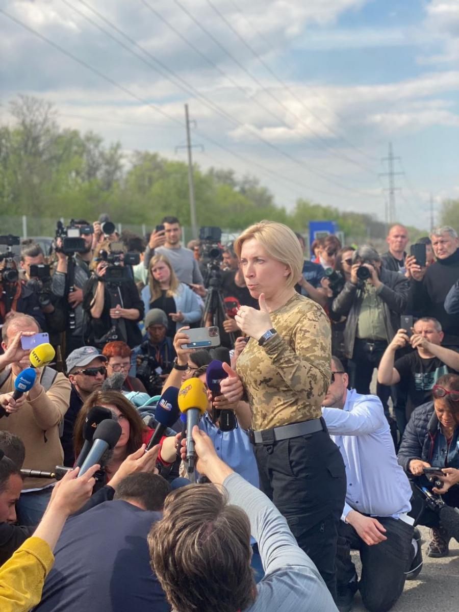Ірина Верещук: Маріупольська гуманітарна операція триває