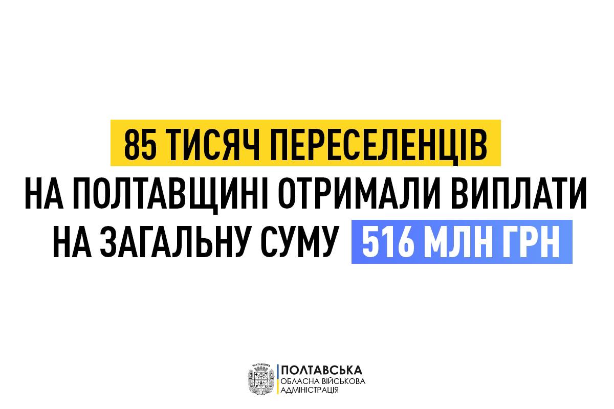 Дмитро Лунін: «Уже 85 тисяч переселенців, які зареєстровані на Полтавщині, отримали державні соціальні виплати за березень-квітень»