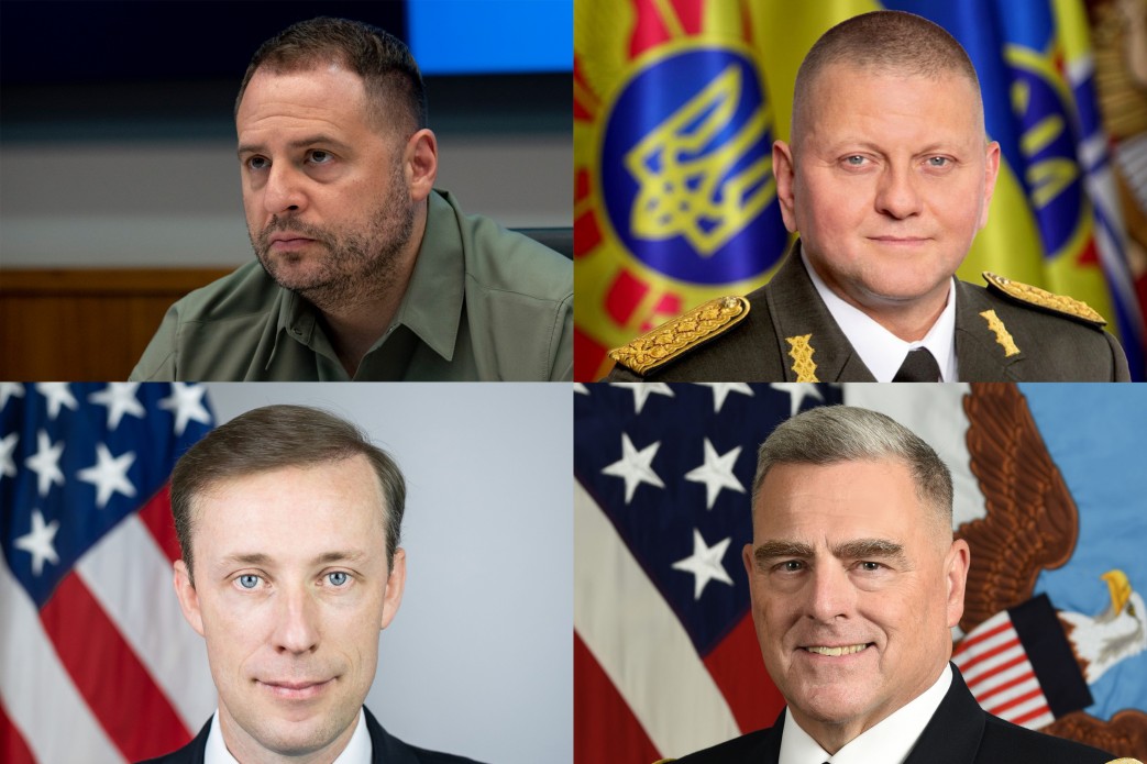 Андрій Єрмак і Валерій Залужний обговорили з Джейкобом Салліваном та Марком Міллі підтримку України 