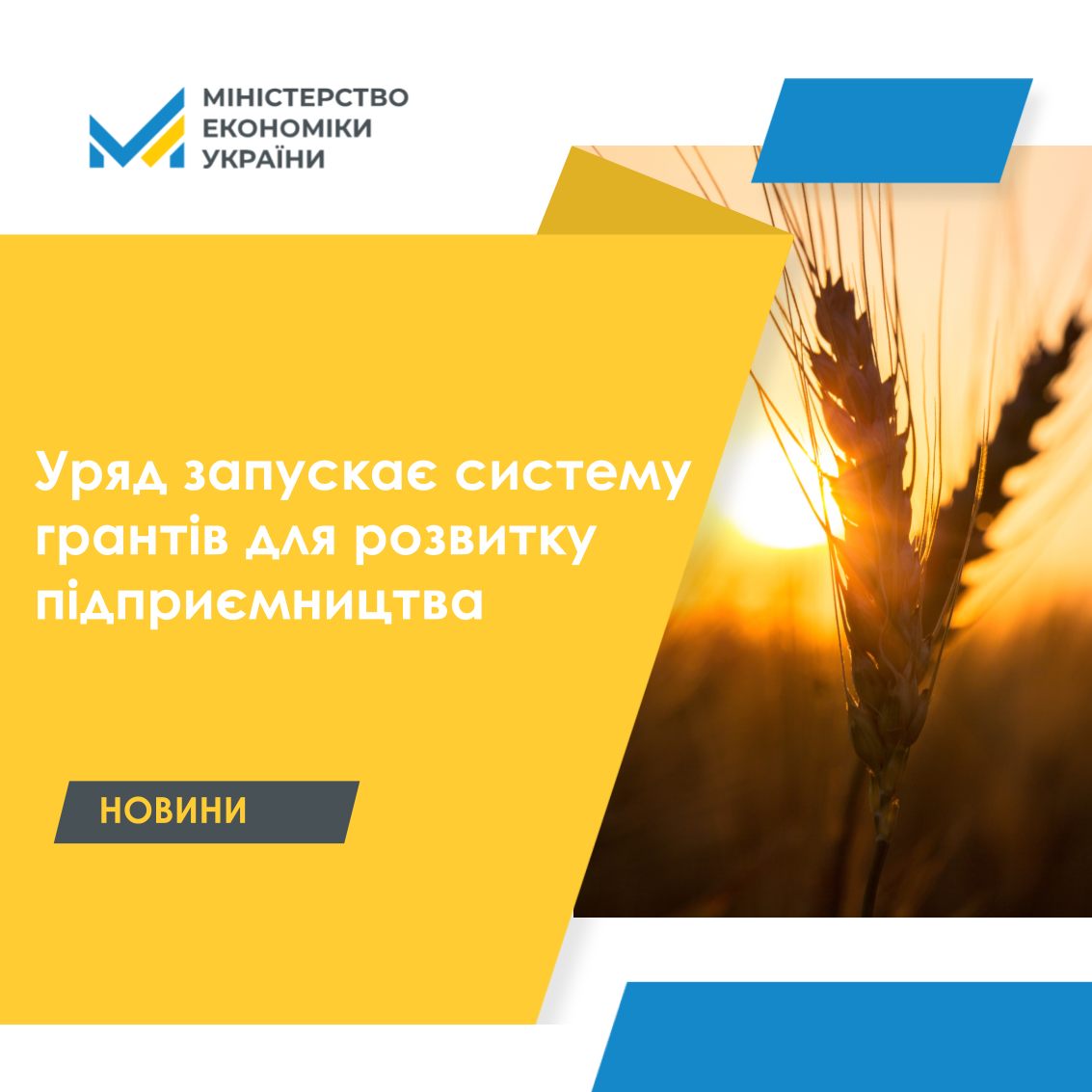 Уряд запускає систему грантів для розвитку підприємництва