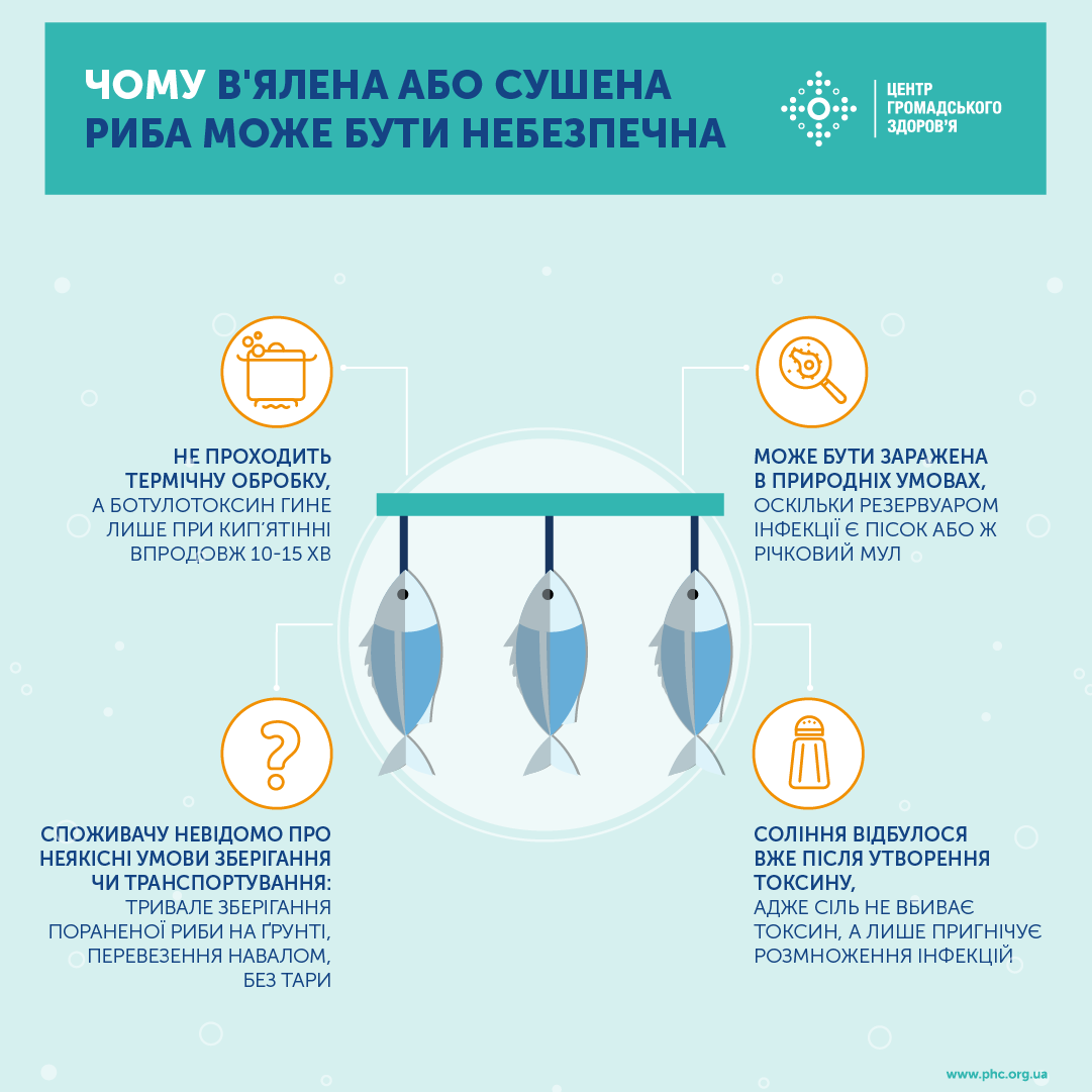 Чому в'ялена або сушена риба небезпечна? Тому що вона може нести небезпеку для життя – ботулізм