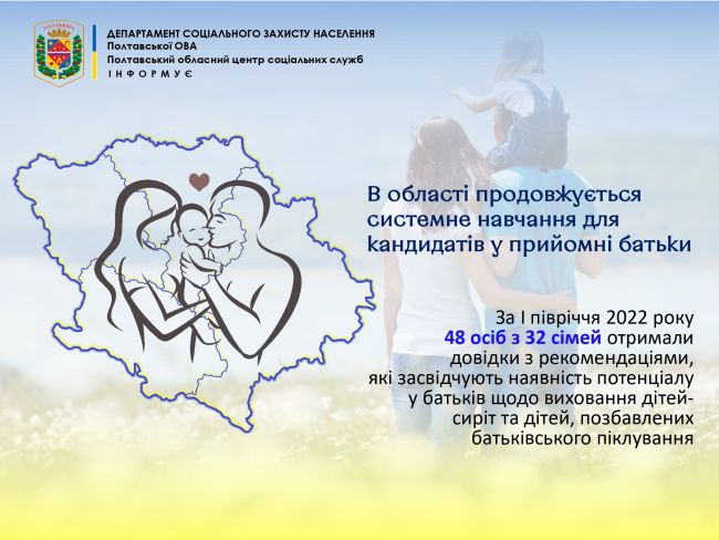 В області продовжується системне навчання для кандидатів у прийомні батьки