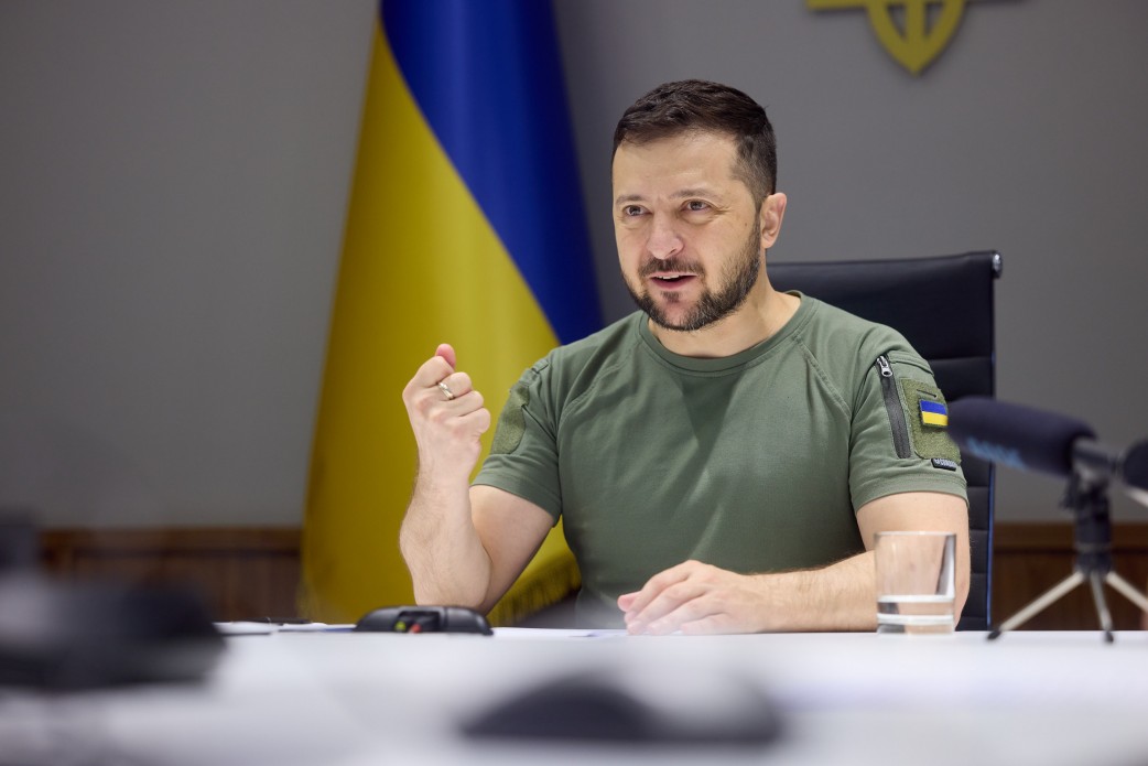 Володимир Зеленський: Сьогодні замало просто співчувати Україні, потрібно допомагати справами й словом, особливо протидіючи пропаганді РФ у країнах Азії та Африки